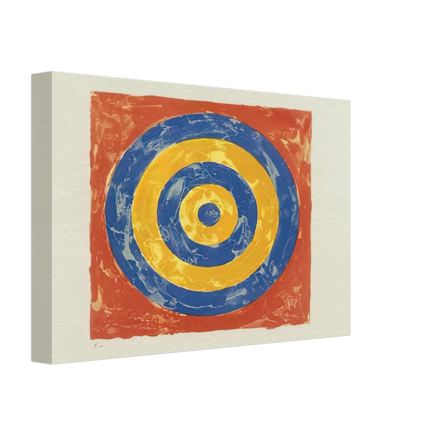 Jasper Johns - TARGET UNIVERSAL LIMITED ART EDITIONS 35 Canvas - 70x100 cm / 28x40 inches-canvas