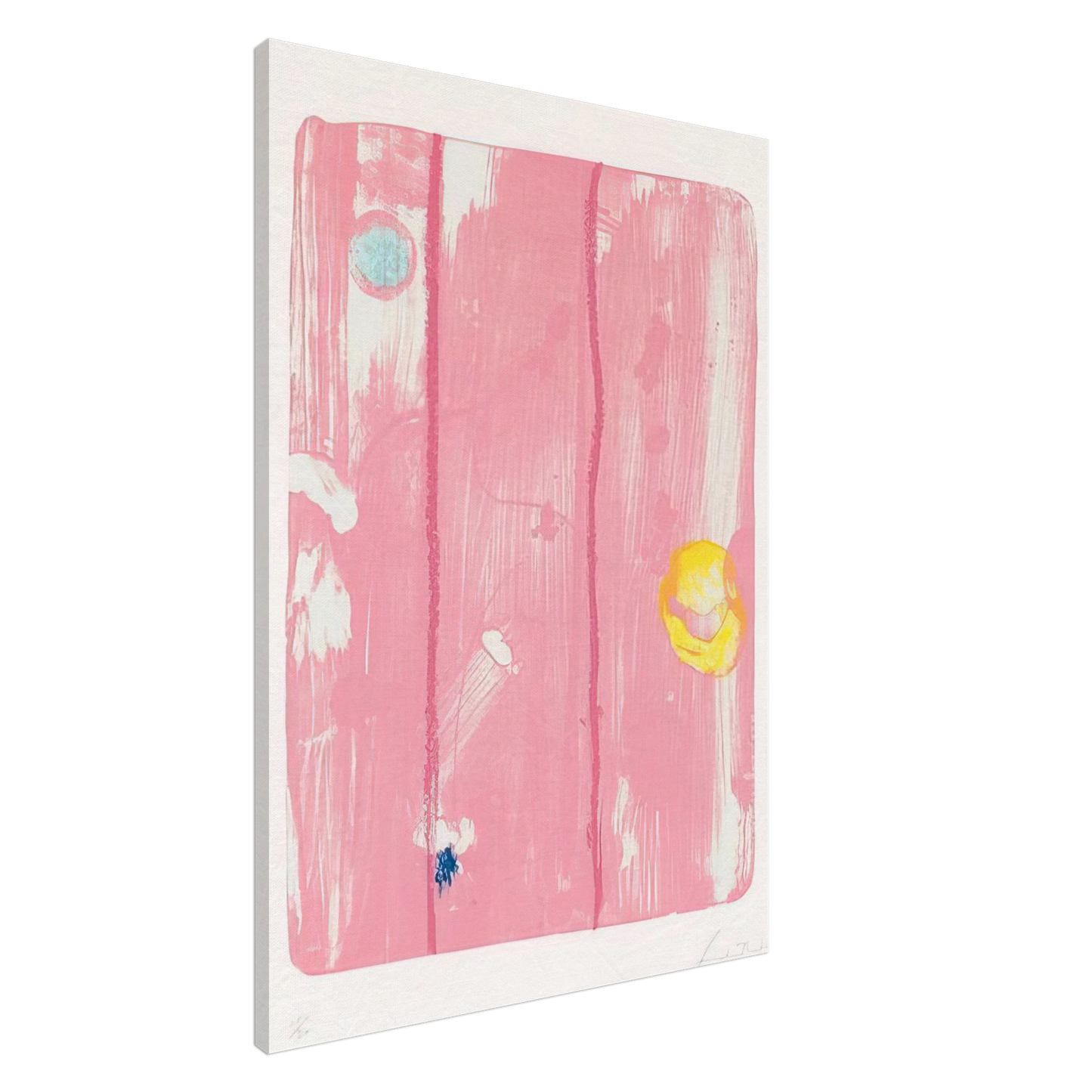 Helen Frankenthaler - Reflections VIII - 1995 Canvas - 20x30 cm / 8x12 inches-canvas