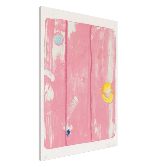 Helen Frankenthaler - Reflections VIII - 1995 Canvas - 20x30 cm / 8x12 inches-canvas