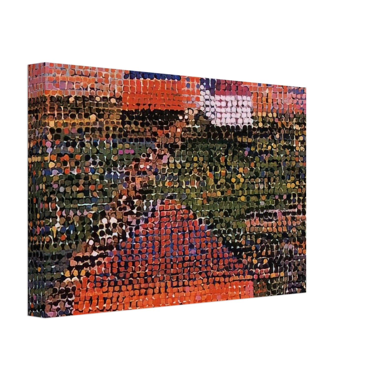 Jennifer Bartlett - Houses - 2005 Canvas - 40x60 cm / 16x24 inches-canvas