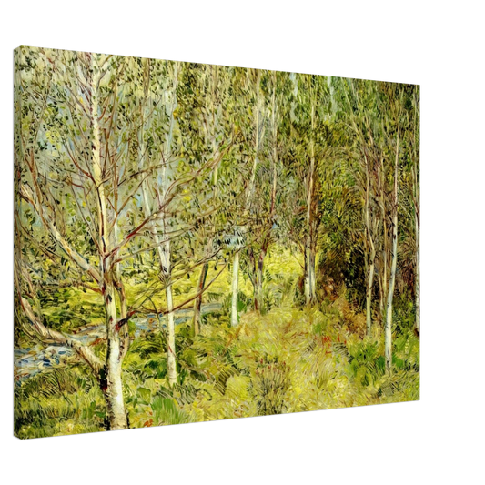 Childe Hassam - Spring Woods Canvas - 20x30 cm / 8x12 inches-canvas
