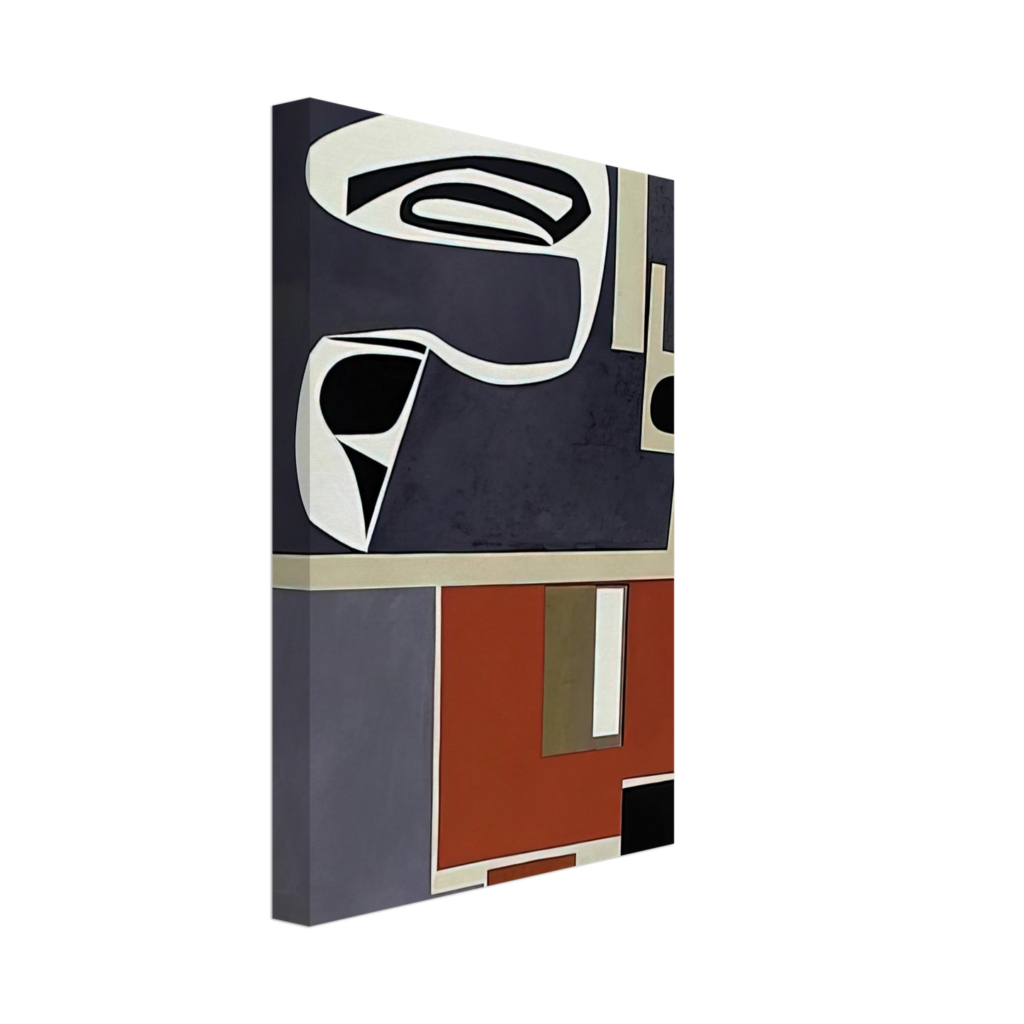 Will Barnet - Whiplash - 1959 United States Canvas - 40x60 cm / 16x24 inches-canvas