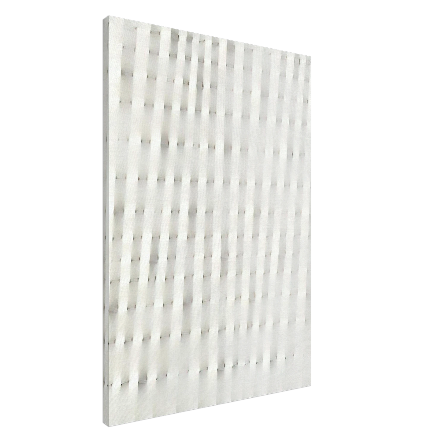 Enrico Castellani - Superficie Bianca - 1985 Canvas - 20x30 cm / 8x12 inches-canvas