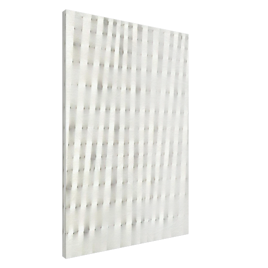 Enrico Castellani - Superficie Bianca - 1985 Canvas - 20x30 cm / 8x12 inches-canvas