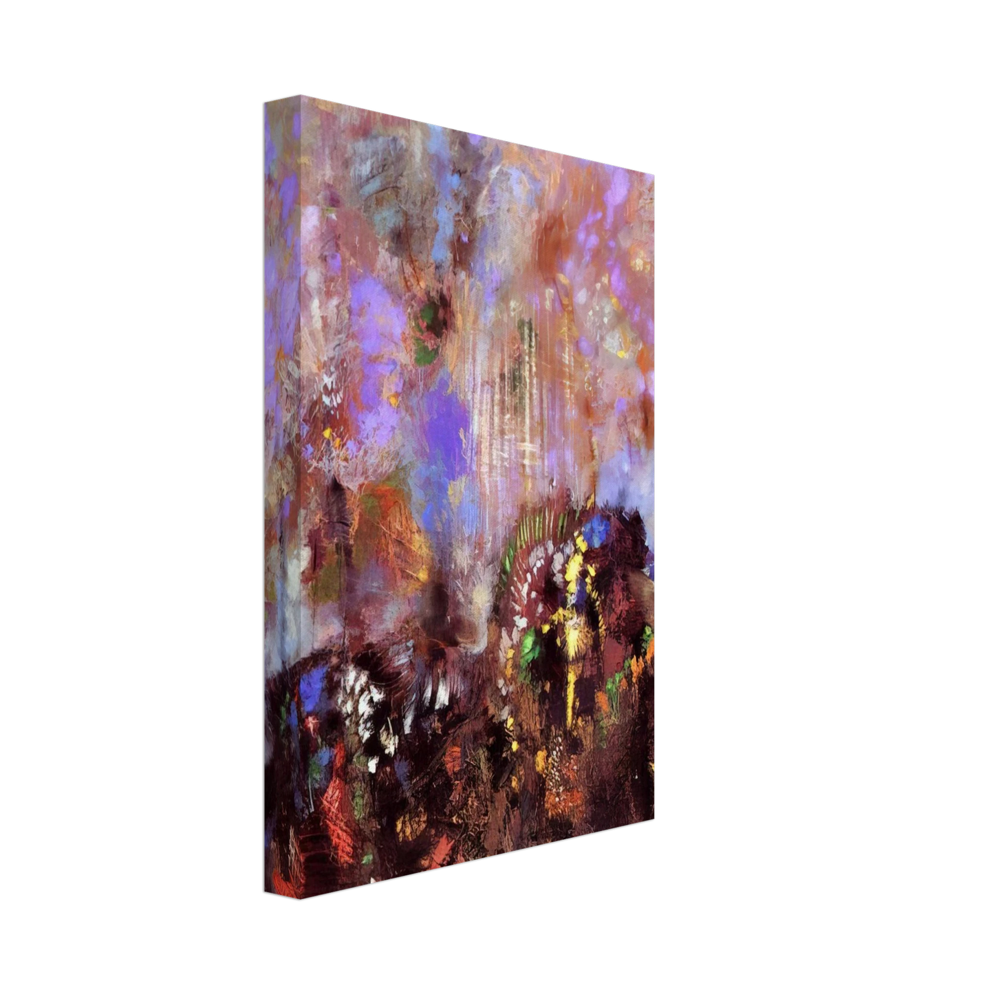 Odilon Redon - COMPOSITION WITH FLOWERS Canvas - 40x60 cm / 16x24 inches-canvas