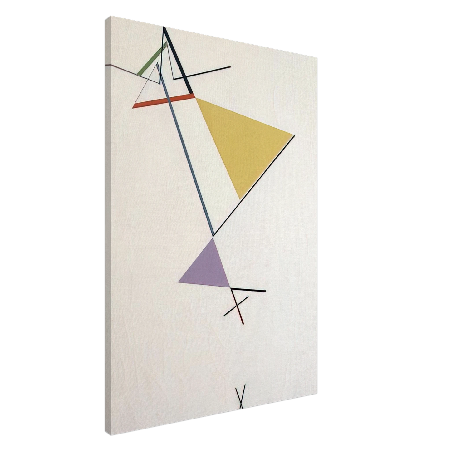 Tomas Maldonado - Desarrollo del triangulo - 1951 Canvas - 20x30 cm / 8x12 inches-canvas