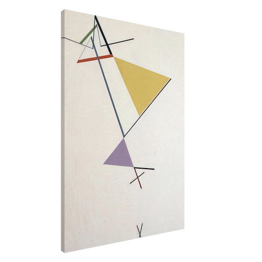 Tomas Maldonado - Desarrollo del triangulo - 1951 Canvas - 20x30 cm / 8x12 inches-canvas
