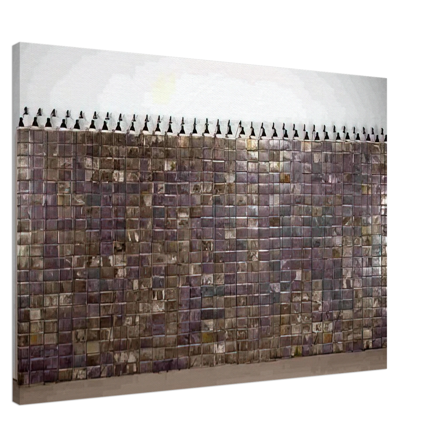 Christian Boltanski - C BOLTANSKI ARCHIVES 1989 Canvas - 20x30 cm / 8x12 inches-canvas