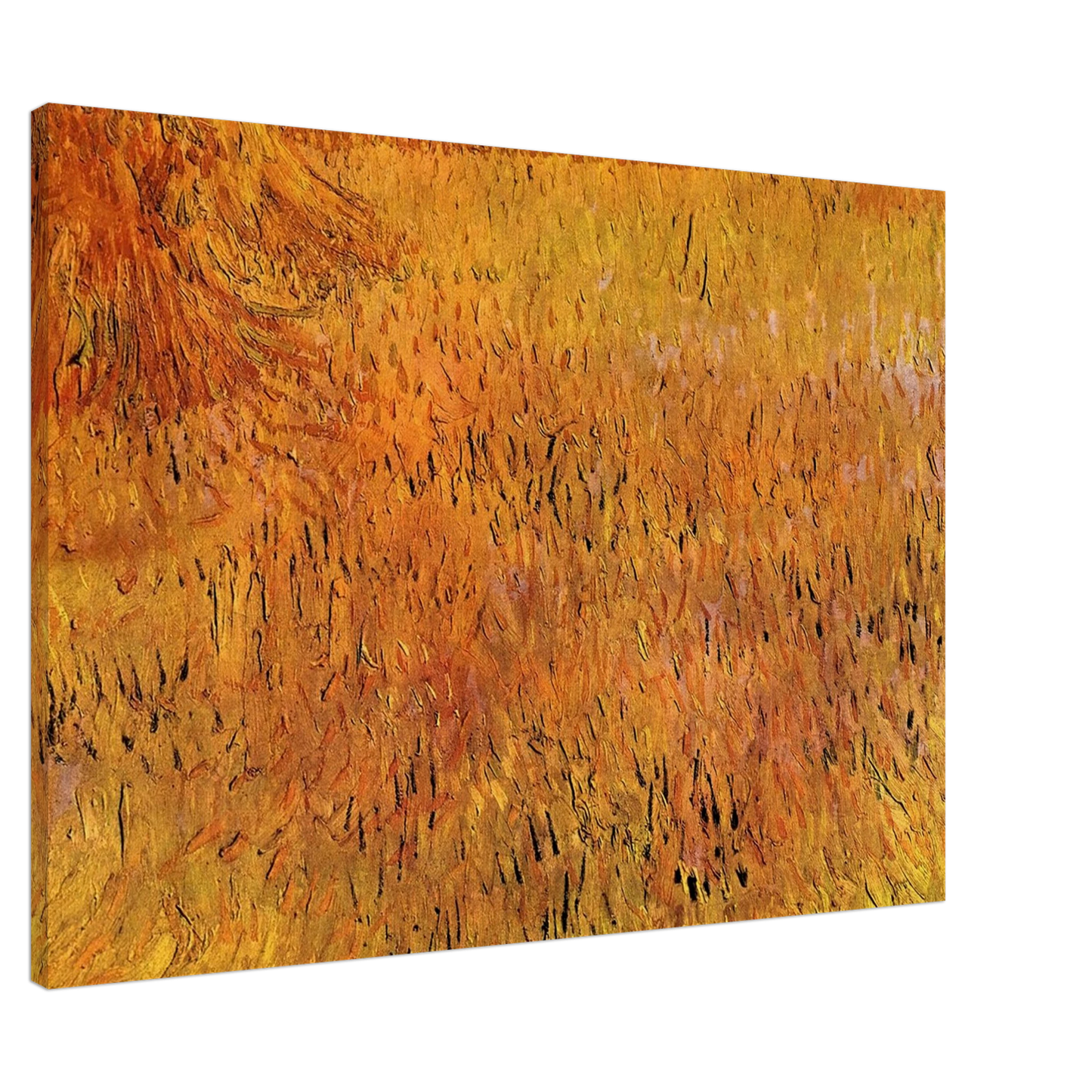 Vincent van Gogh - Arles View from the Wheat Fields Canvas - 20x30 cm / 8x12 inches-canvas