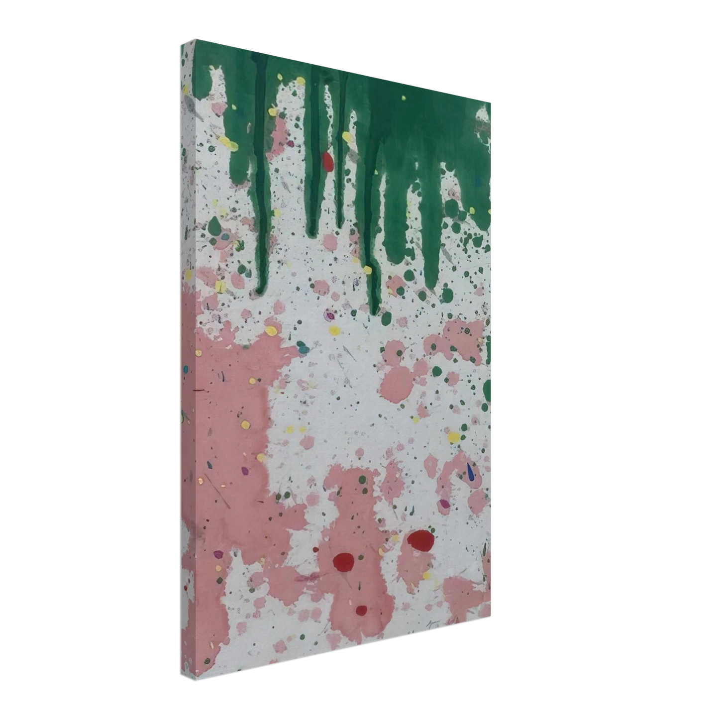 Taro Yamamoto - UNTITLED 1970 Canvas - 70x100 cm / 28x40 inches-canvas