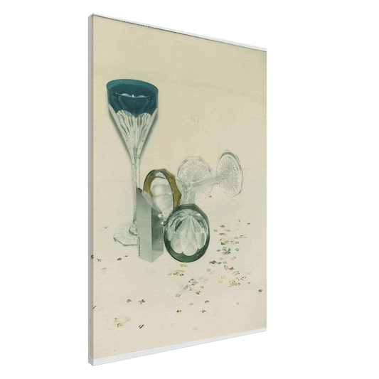 Andy Warhol - Committee 2000 Champagne Glasses Canvas - 20x30 cm / 8x12 inches-canvas
