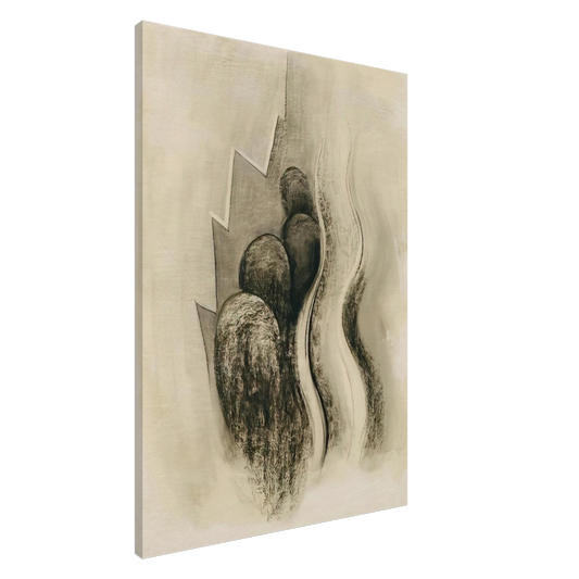 Georgia O'Keeffe - Drawing XIII Canvas - 20x30 cm / 8x12 inches-canvas