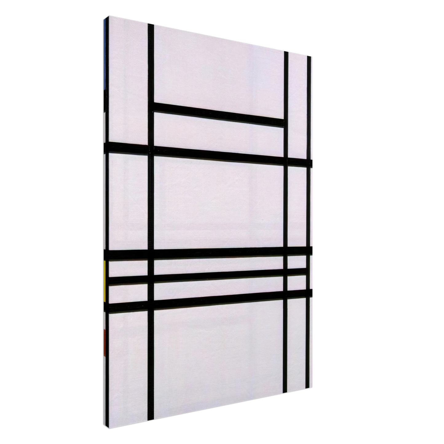 Piet Mondrian - Composition No.10 Canvas - 20x30 cm / 8x12 inches-canvas
