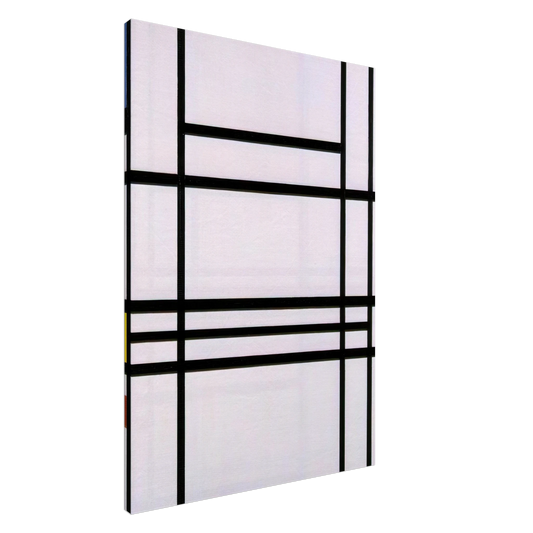 Piet Mondrian - Composition No.10 Canvas - 20x30 cm / 8x12 inches-canvas