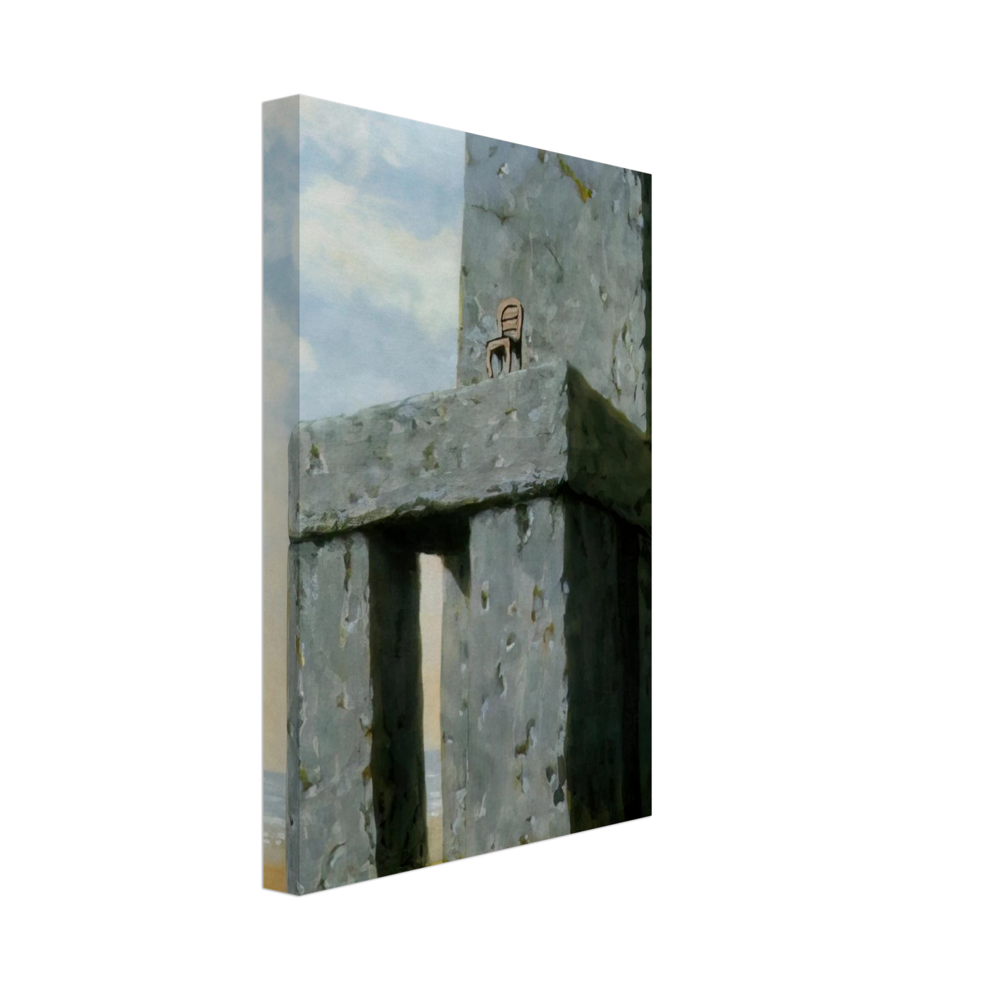 Rene Magritte - THE LEGEND OF THE CENTURIES 1950 Canvas - 40x60 cm / 16x24 inches-canvas