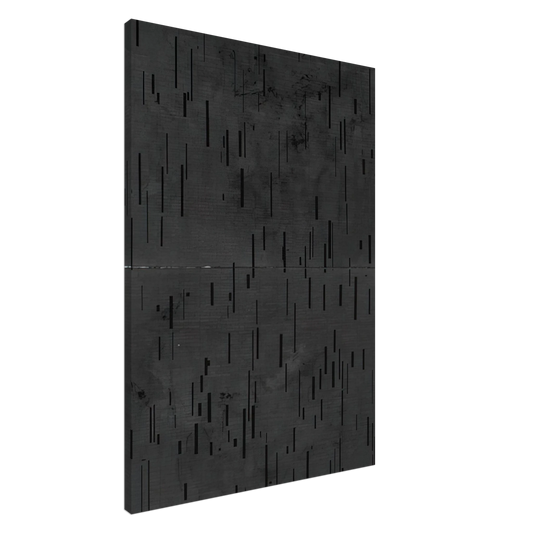 John Cage - Global Village 1-36 - Abstract Expressionism Canvas - 20x30 cm / 8x12 inches-canvas