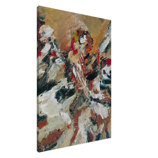 Frank Auerbach - STUDY AFTER TITIAN I Canvas - 20x30 cm / 8x12 inches-canvas