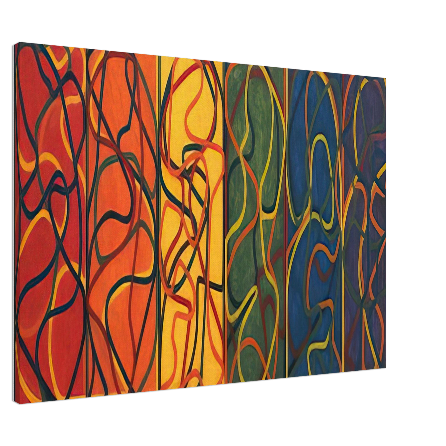 Brice Marden - The Propitious Garden of Plane Image Version One - 2005 Canvas - 20x30 cm / 8x12 inches-canvas