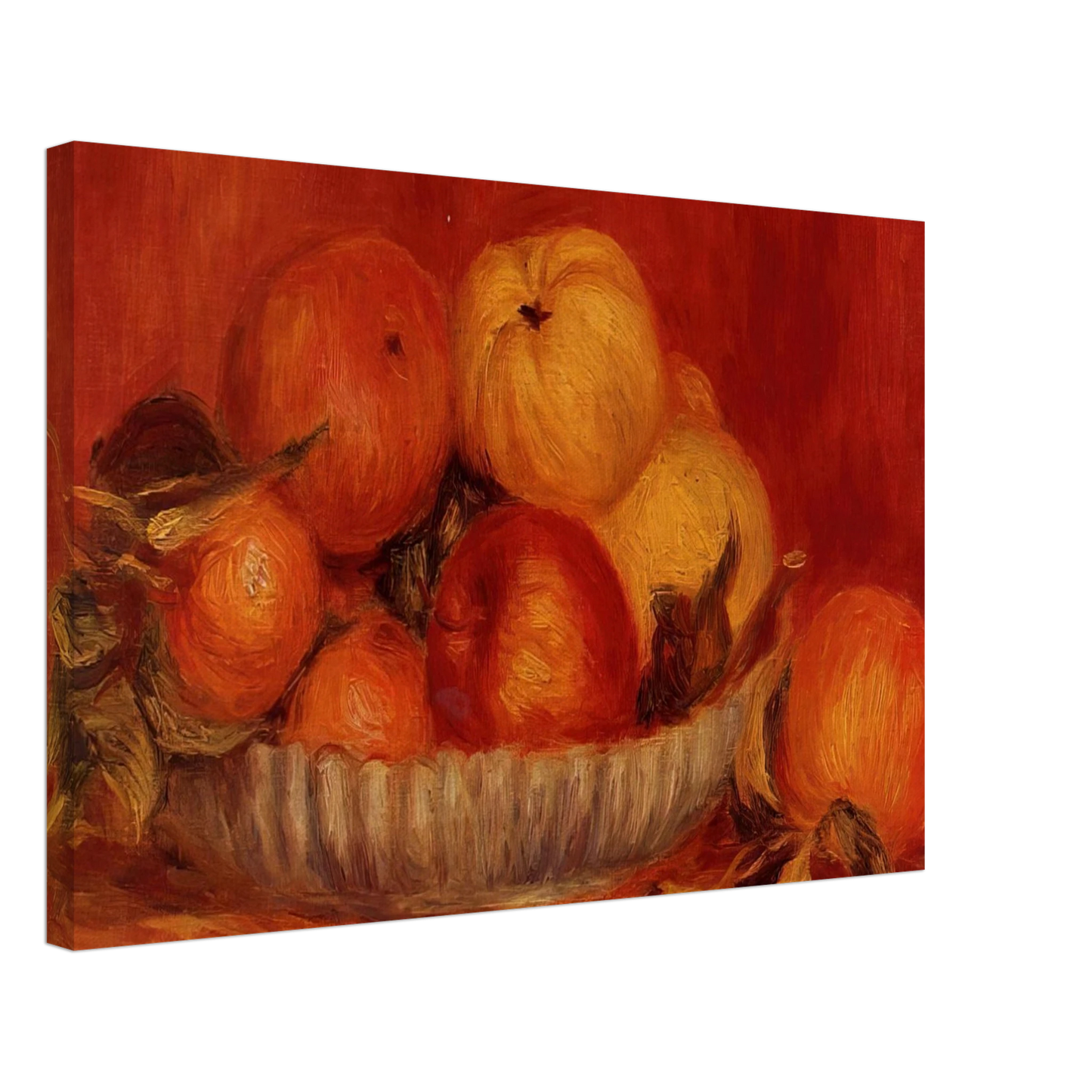 Pierre-Auguste Renoir - Still Life with Apples and Oranges Canvas - 70x100 cm / 28x40 inches-canvas