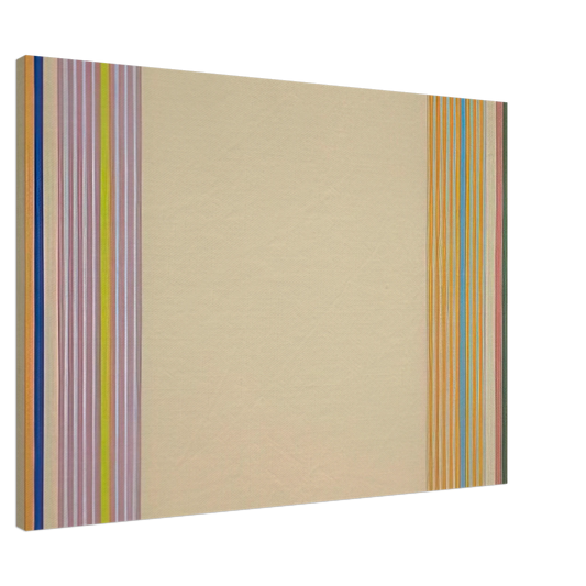 Gene Davis - End Stripes - 1960 Canvas - 20x30 cm / 8x12 inches-canvas