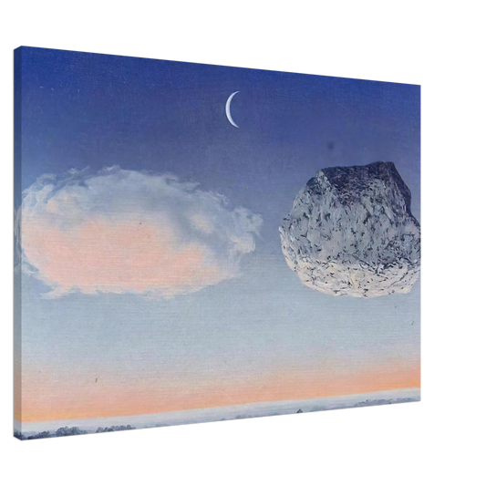 Rene Magritte - THE BATTLE OF THE ARGONNE 1959 Canvas - 20x30 cm / 8x12 inches-canvas