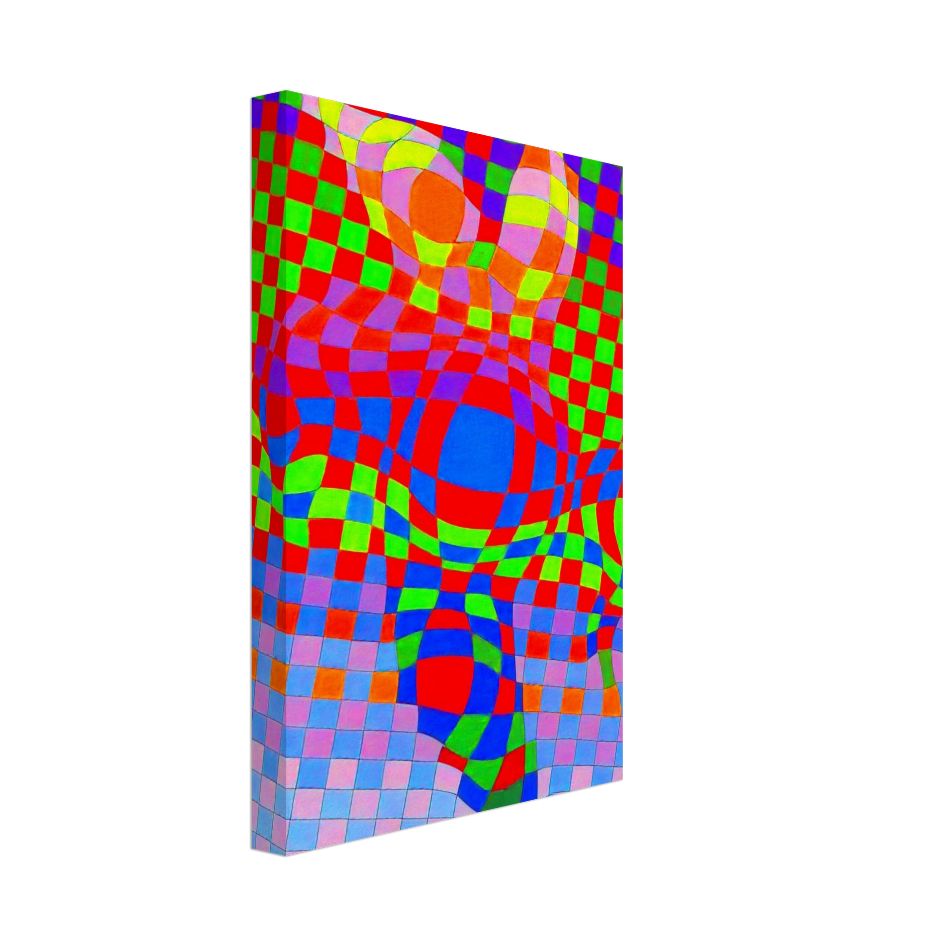 Victor Vasarely - Harlequin Canvas - 40x60 cm / 16x24 inches-canvas