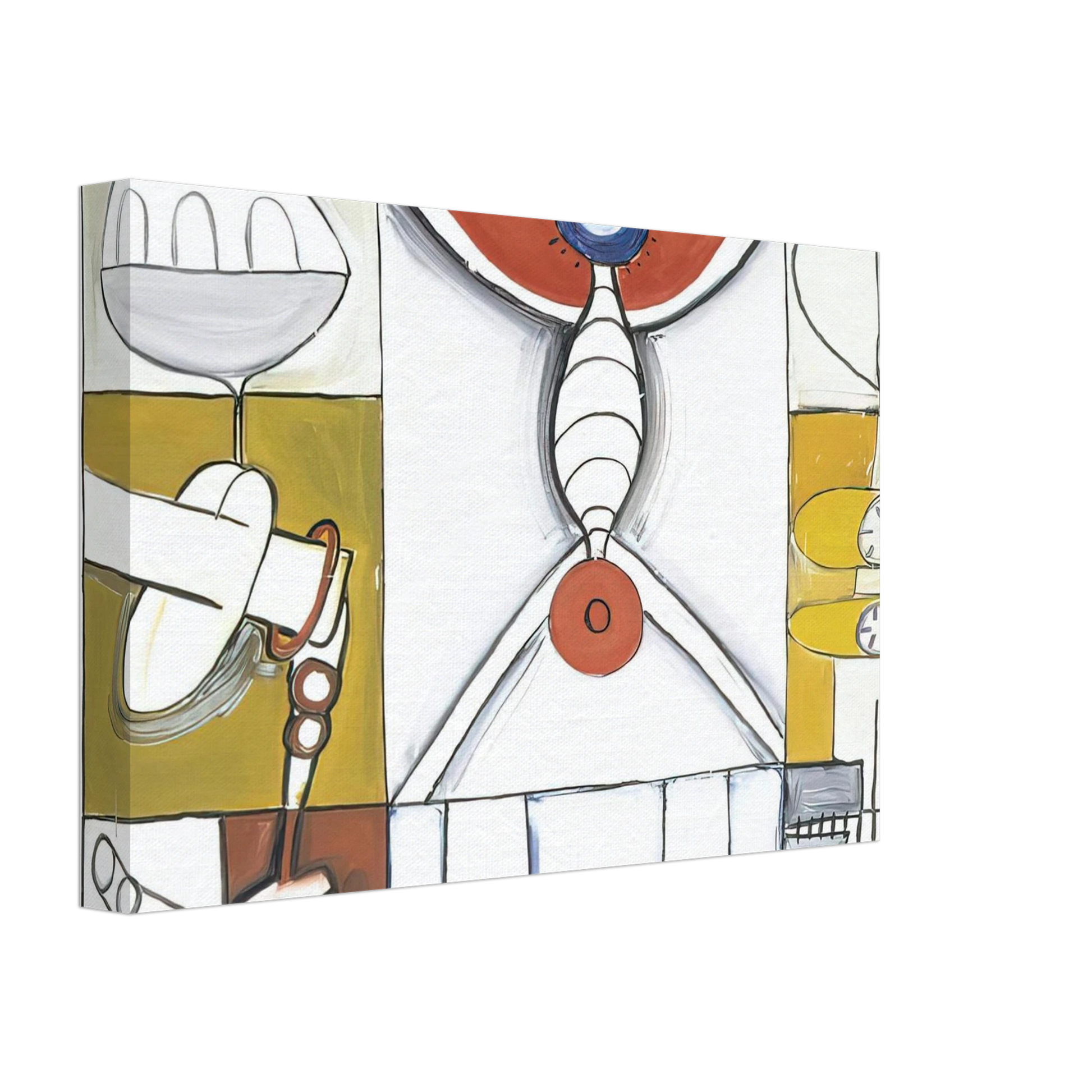 Eva Hesse - UNTITLED 1965 2 Canvas - 40x60 cm / 16x24 inches-canvas