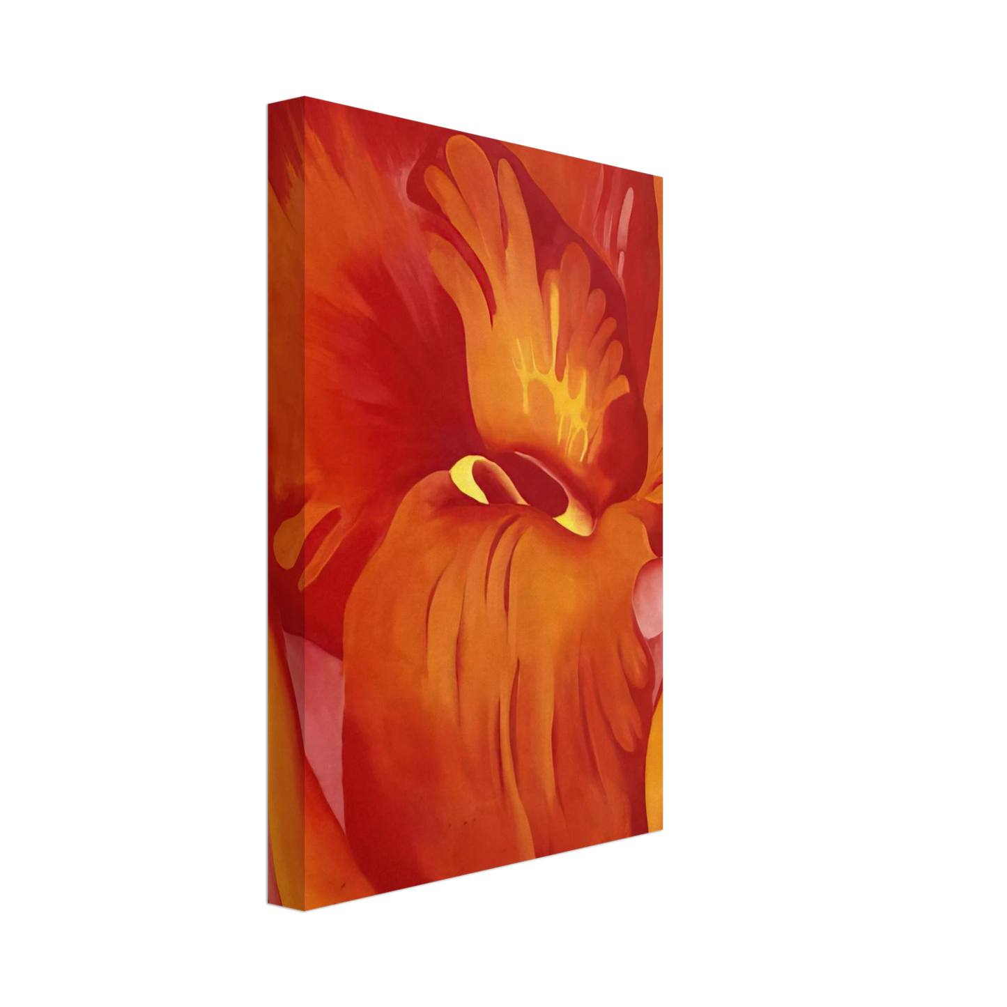 Georgia O'Keeffe - Canna Red and Orange Canvas - 70x100 cm / 28x40 inches-canvas