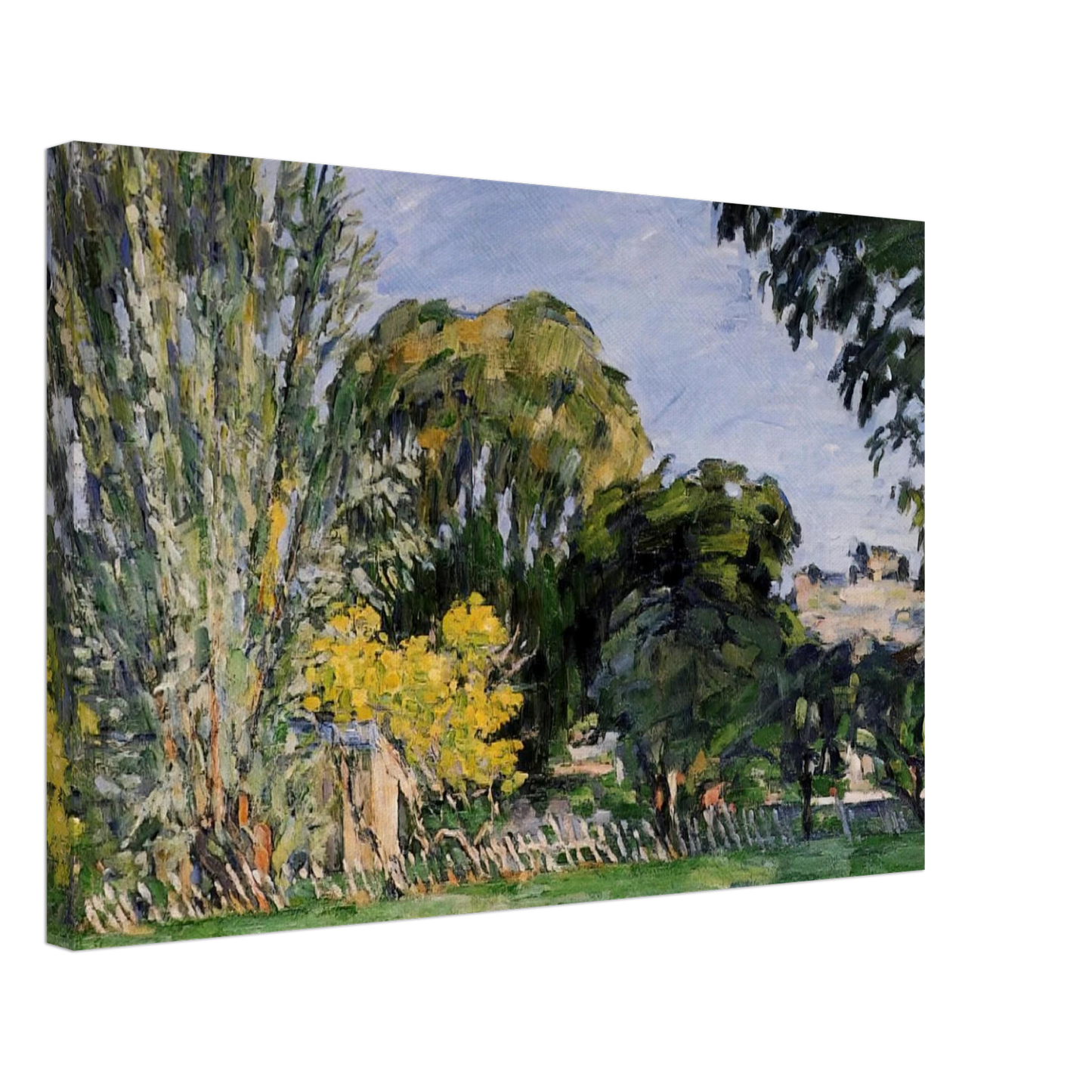 Paul Cezanne - The Trees of Jas de Bouffan Canvas - 70x100 cm / 28x40 inches-canvas