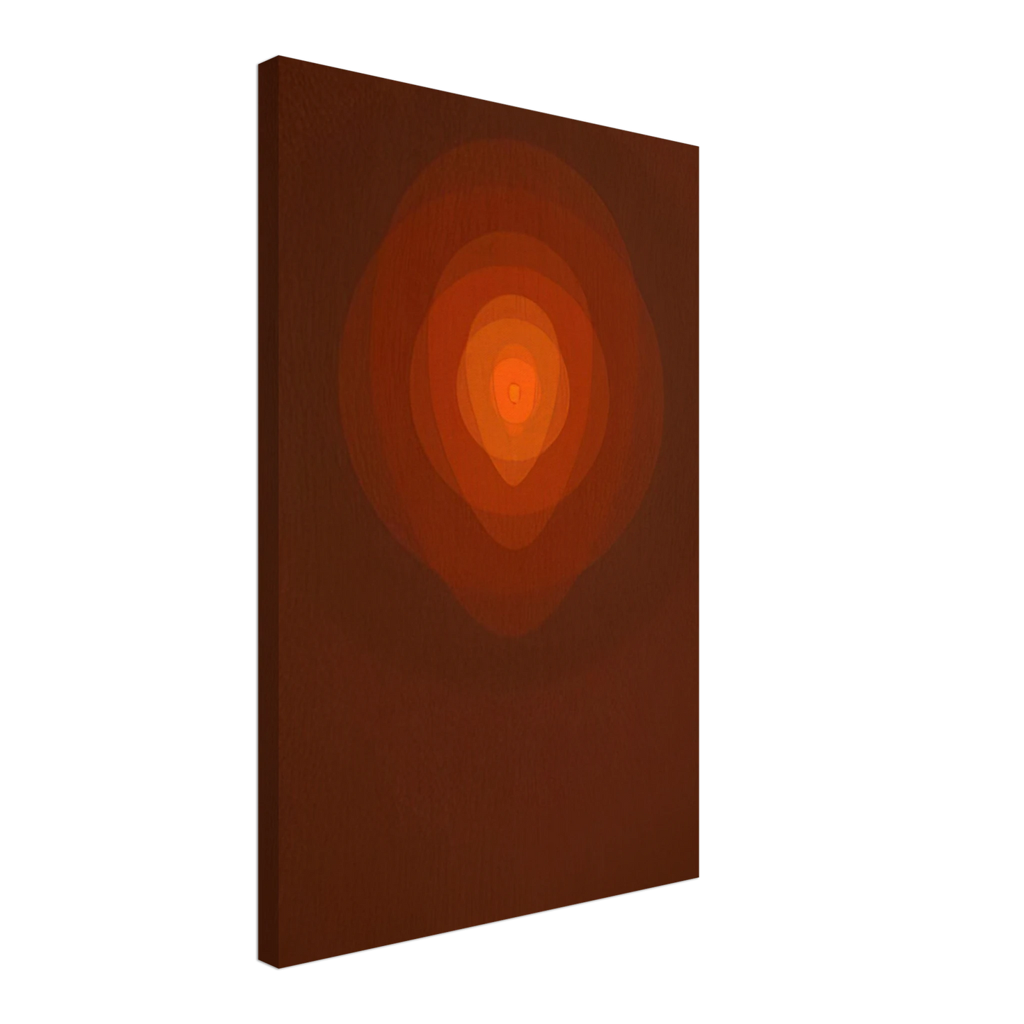 Clarence Holbrook Carter - Red Mandala - 1967 Canvas - 40x60 cm / 16x24 inches-canvas