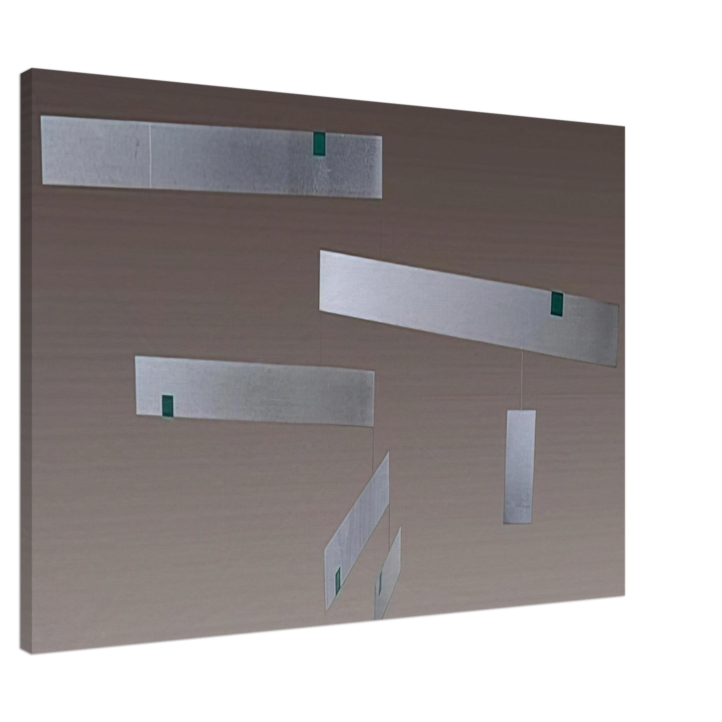 Bruno Munari - Macchina inutile - 1956 Canvas - 20x30 cm / 8x12 inches-canvas