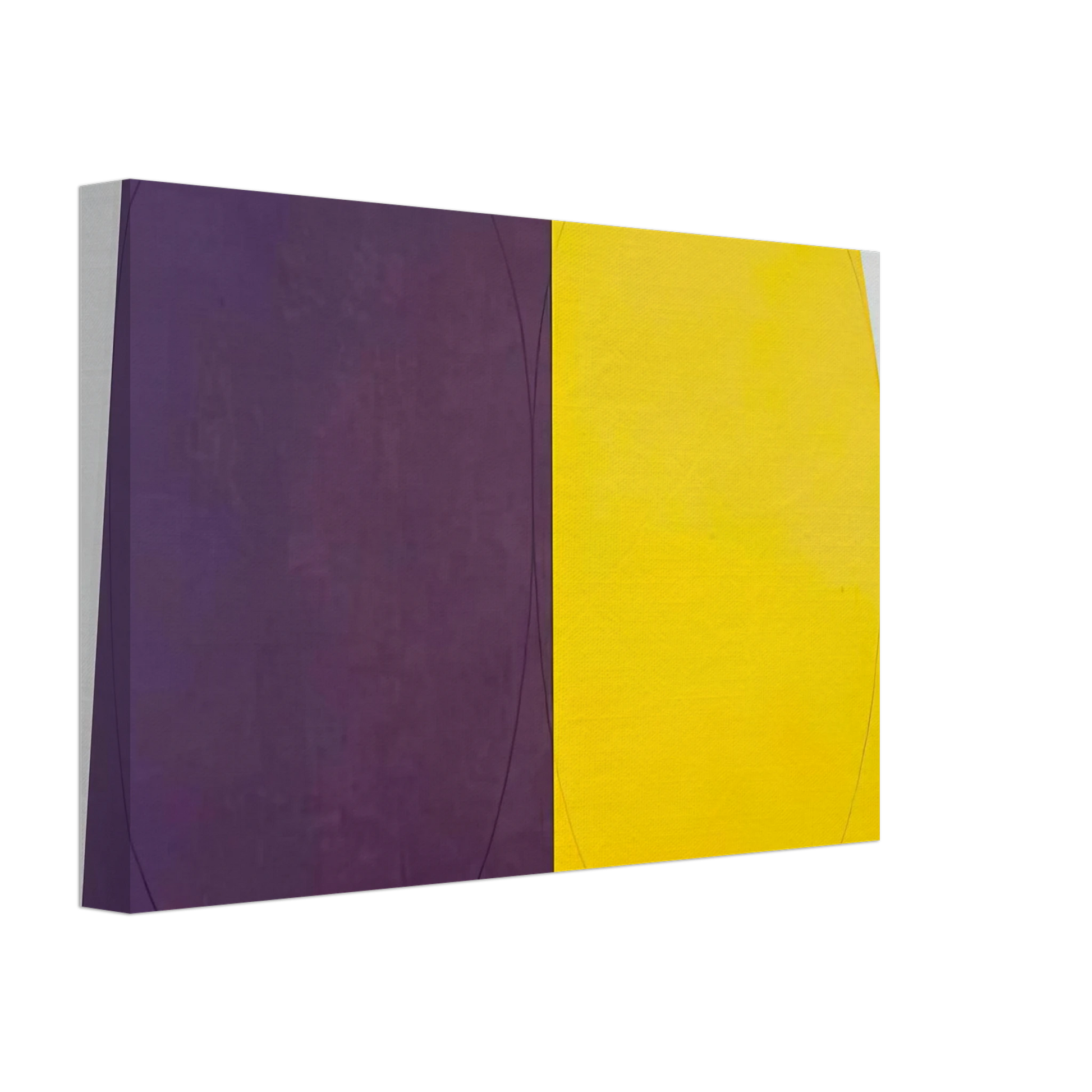 Robert Mangold - PLANE FIGURE SERIES D DOUBLE PANEL 1993 Canvas - 70x100 cm / 28x40 inches-canvas