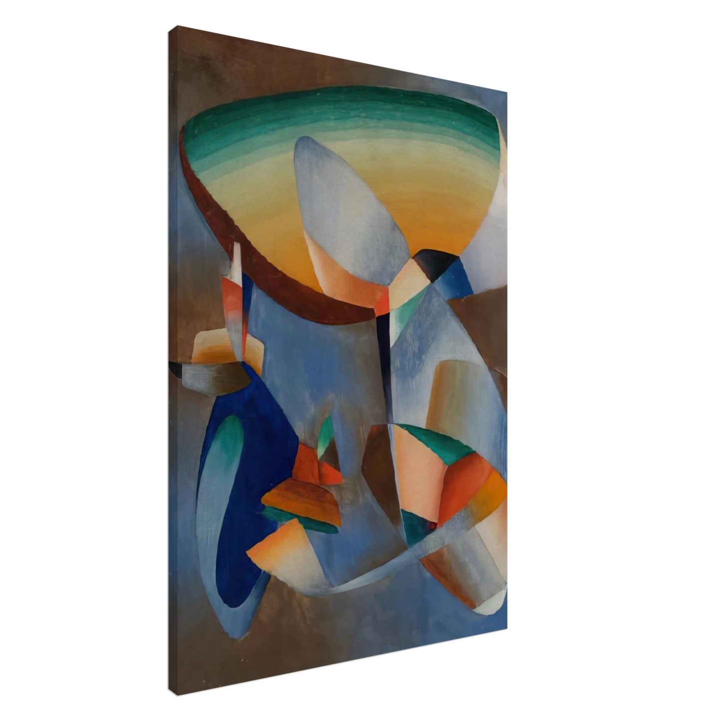 John Ferren - Composition - Abstract Art Canvas - 20x30 cm / 8x12 inches-canvas