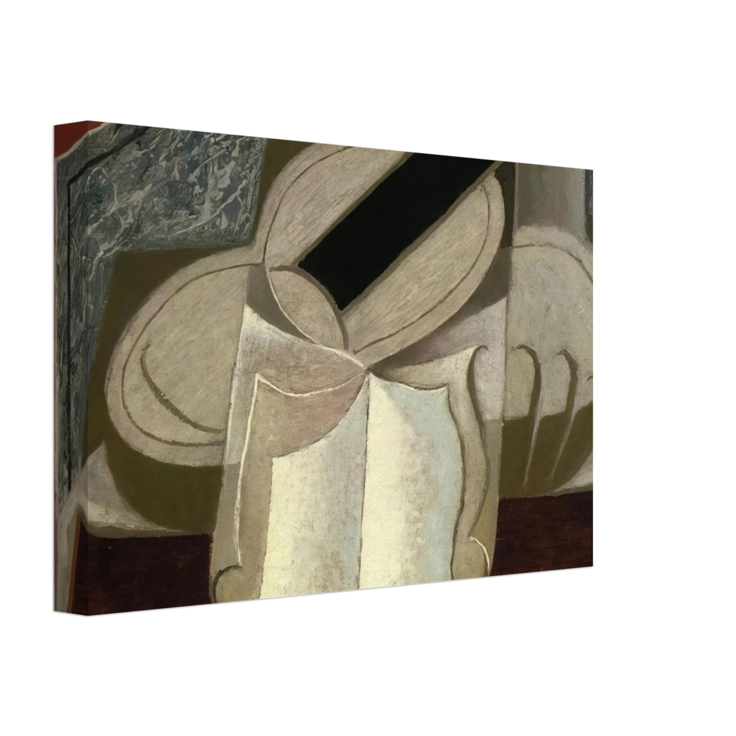 Juan Gris - BOOK AND GUITAR 1925 Canvas - 40x60 cm / 16x24 inches-canvas