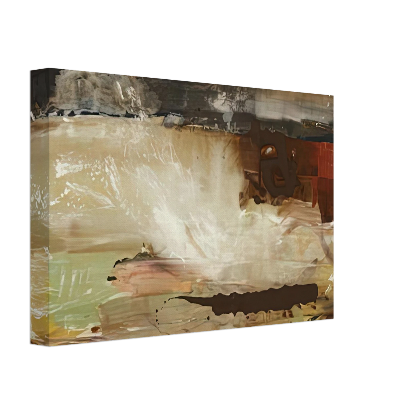 Helen Frankenthaler - For E.M., 1981- Canvas - 40x60 cm / 16x24 inches-canvas