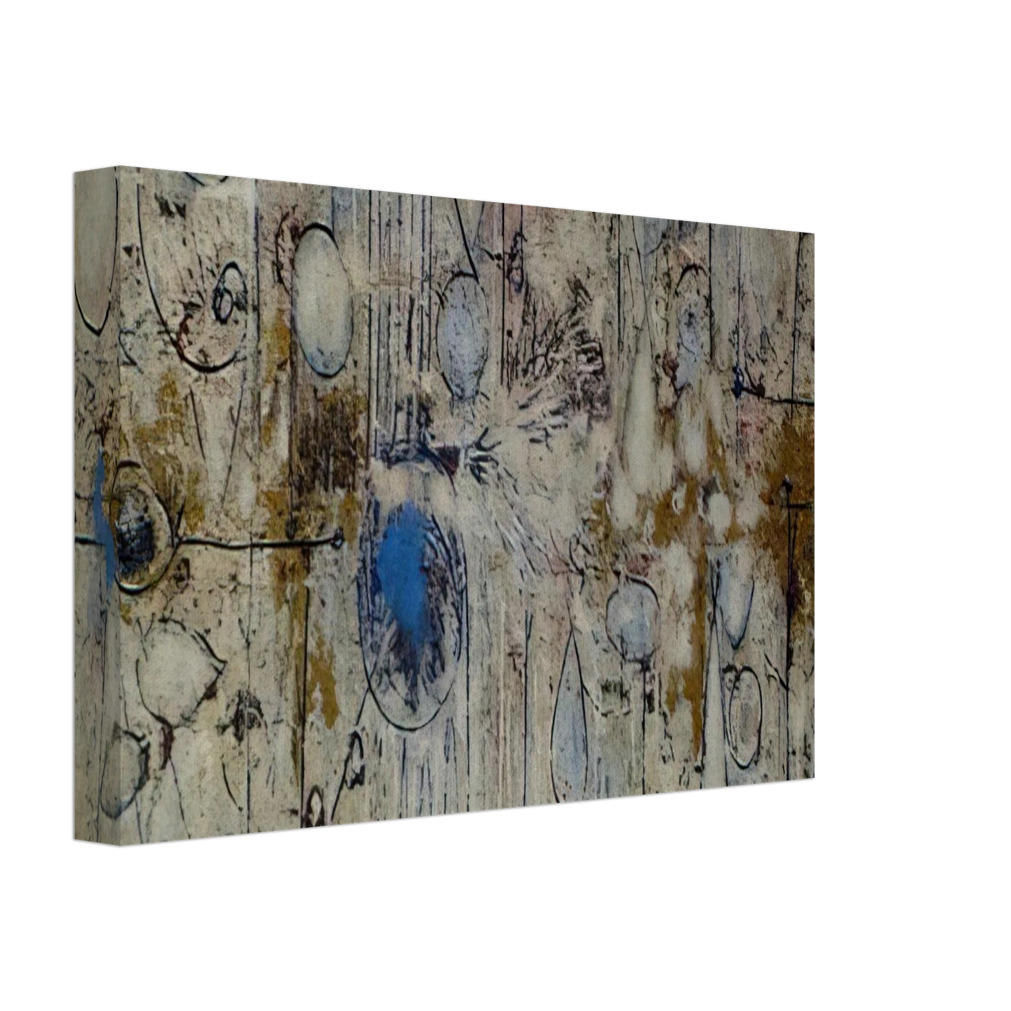 Richard Pousette-Dart - By the Sea - 1957 Canvas - 40x60 cm / 16x24 inches-canvas