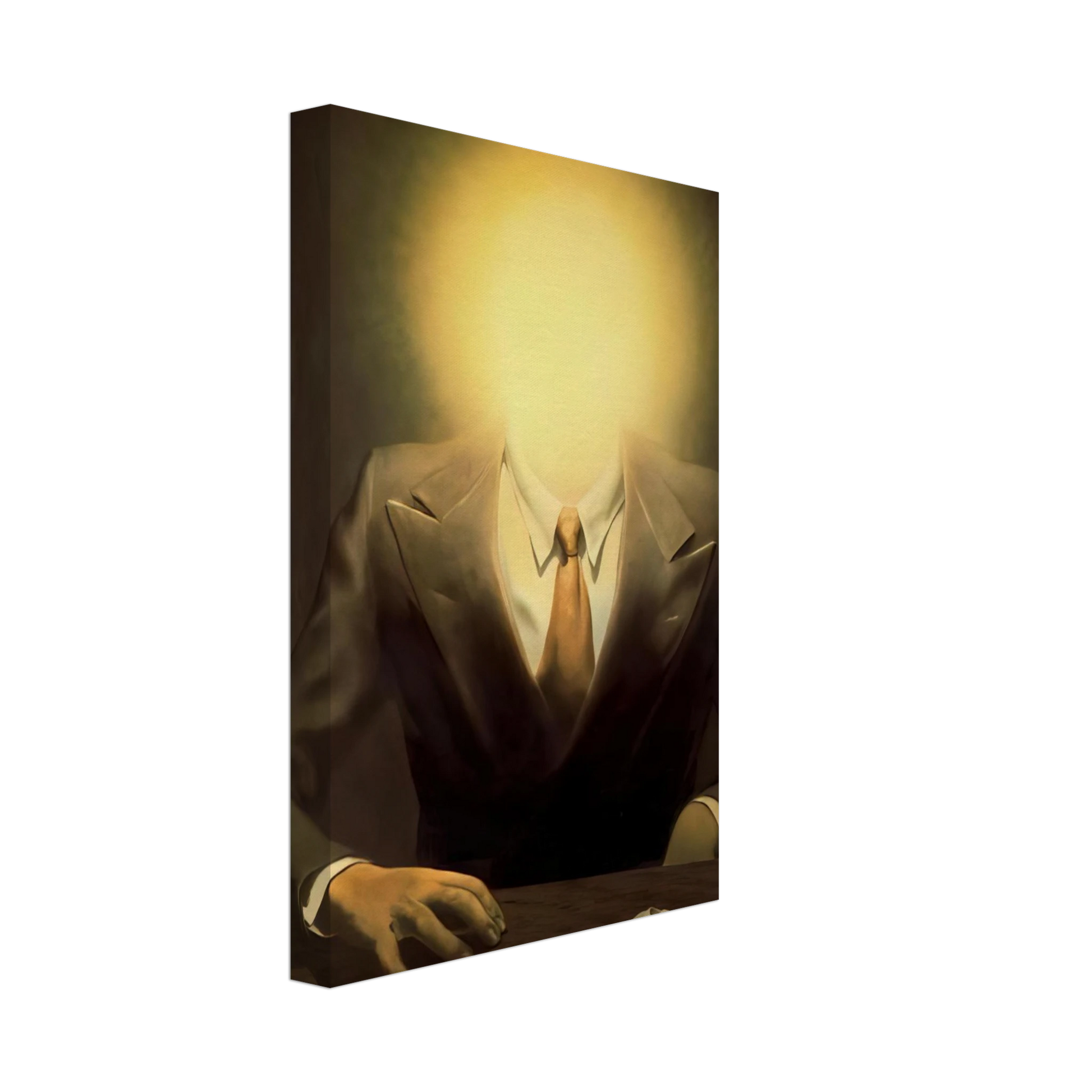 Rene Magritte - THE PLEASURE PRINCIPLE PORTRAIT OF EDWARD JAMES 1937 Canvas - 70x100 cm / 28x40 inches-canvas