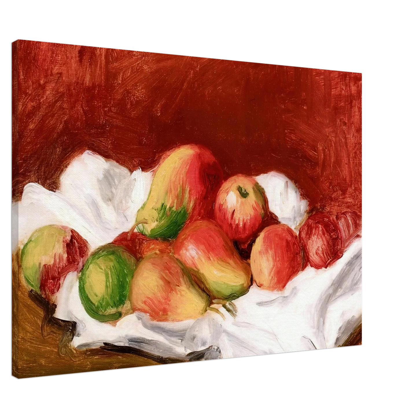 Pierre-Auguste Renoir - Pears and Apples Canvas - 20x30 cm / 8x12 inches-canvas
