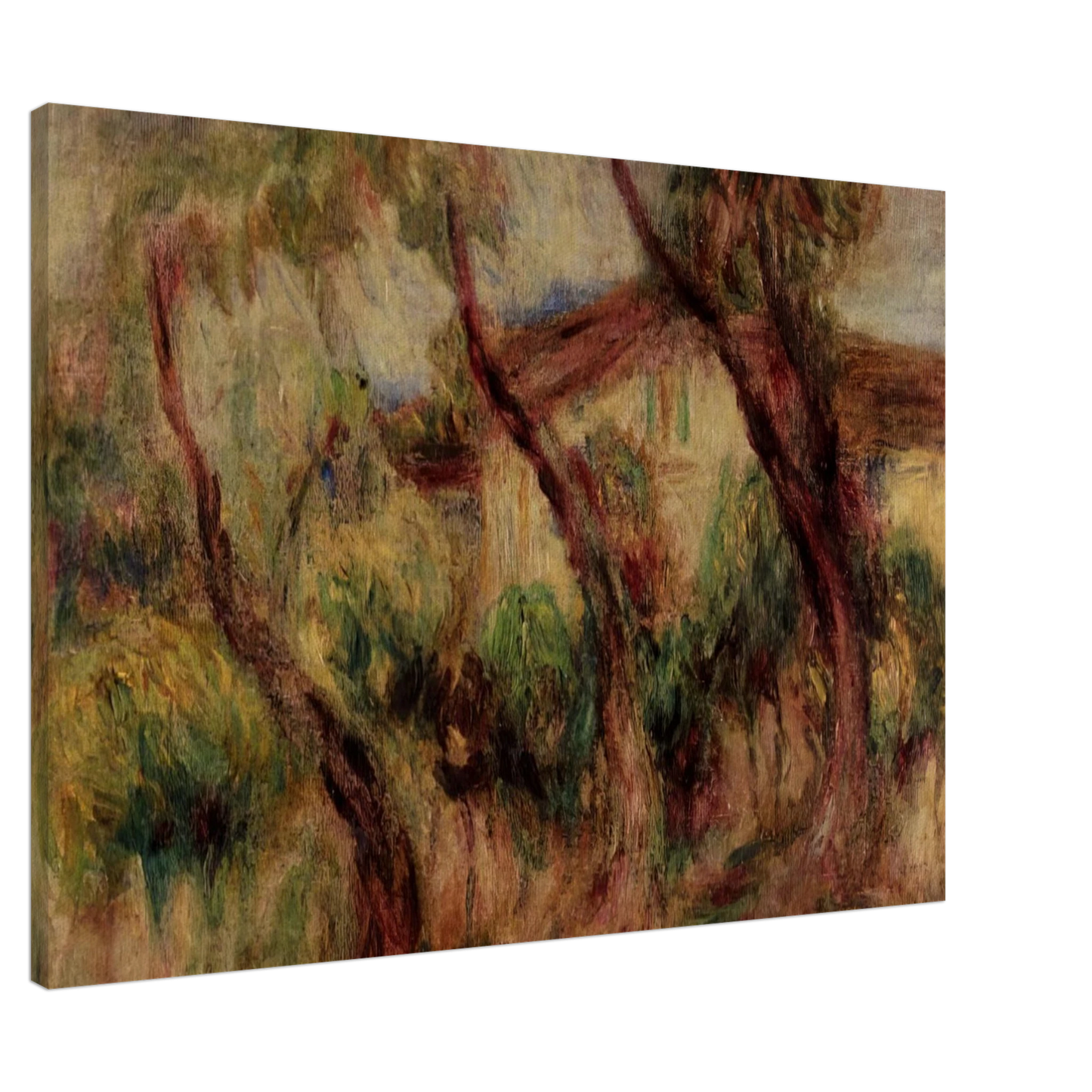 Pierre-Auguste Renoir - In the Garden of Collettes at Cagnes Canvas - 20x30 cm / 8x12 inches-canvas