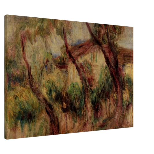 Pierre-Auguste Renoir - In the Garden of Collettes at Cagnes Canvas - 20x30 cm / 8x12 inches-canvas