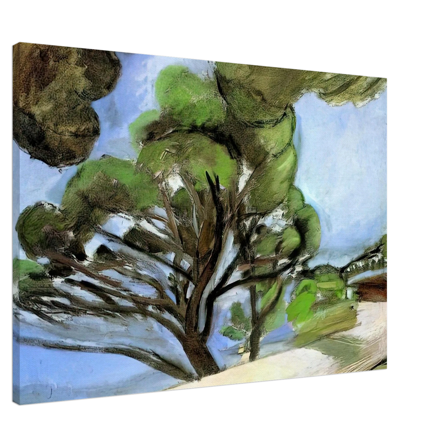 Henri Matisse - THE LARGE PINE 1926 Canvas - 20x30 cm / 8x12 inches-canvas