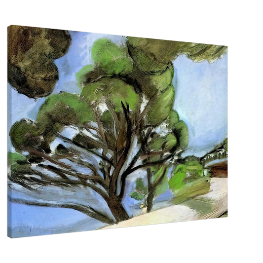 Henri Matisse - THE LARGE PINE 1926 Canvas - 20x30 cm / 8x12 inches-canvas