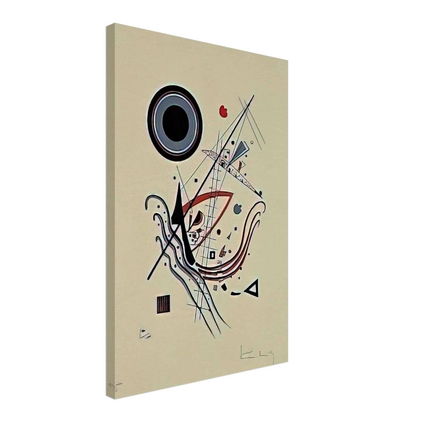 Wassily Kandinsky - BLUE 1922 Canvas - 40x60 cm / 16x24 inches-canvas