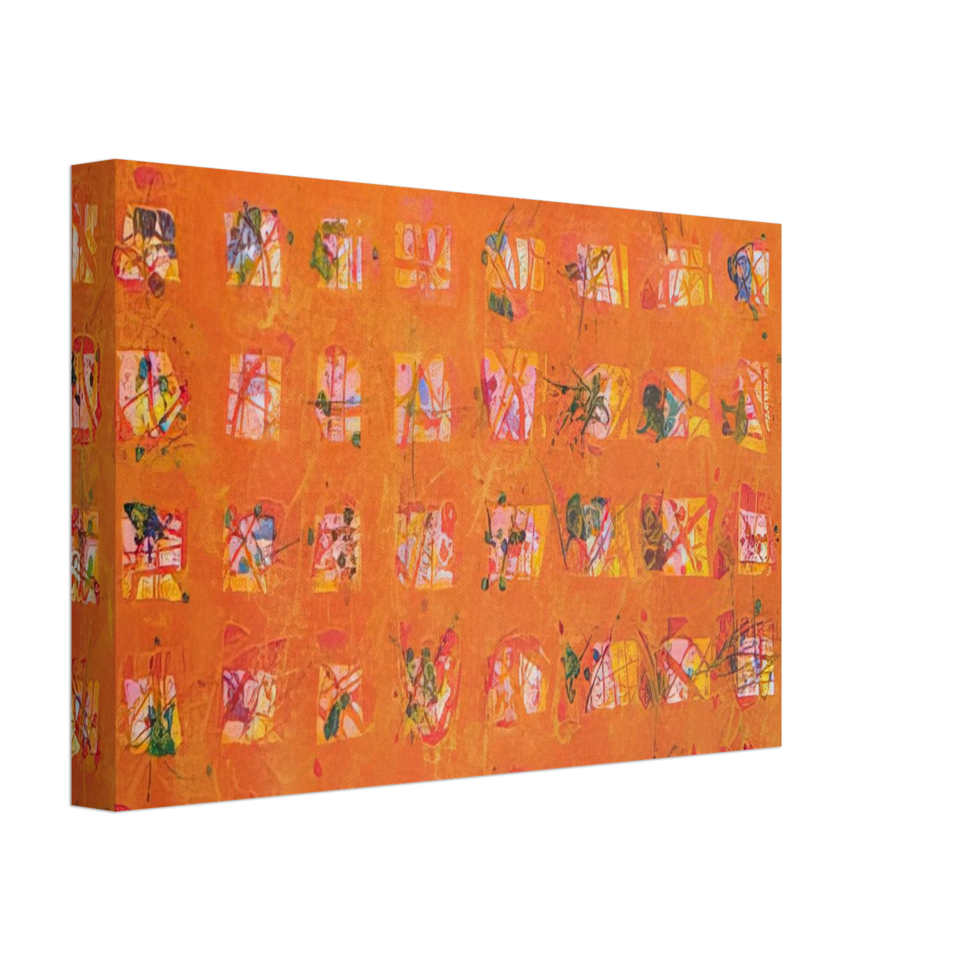 Sam Francis - Pioggia d'Oro  Golden Rain  Canvas - 70x100 cm / 28x40 inches-canvas