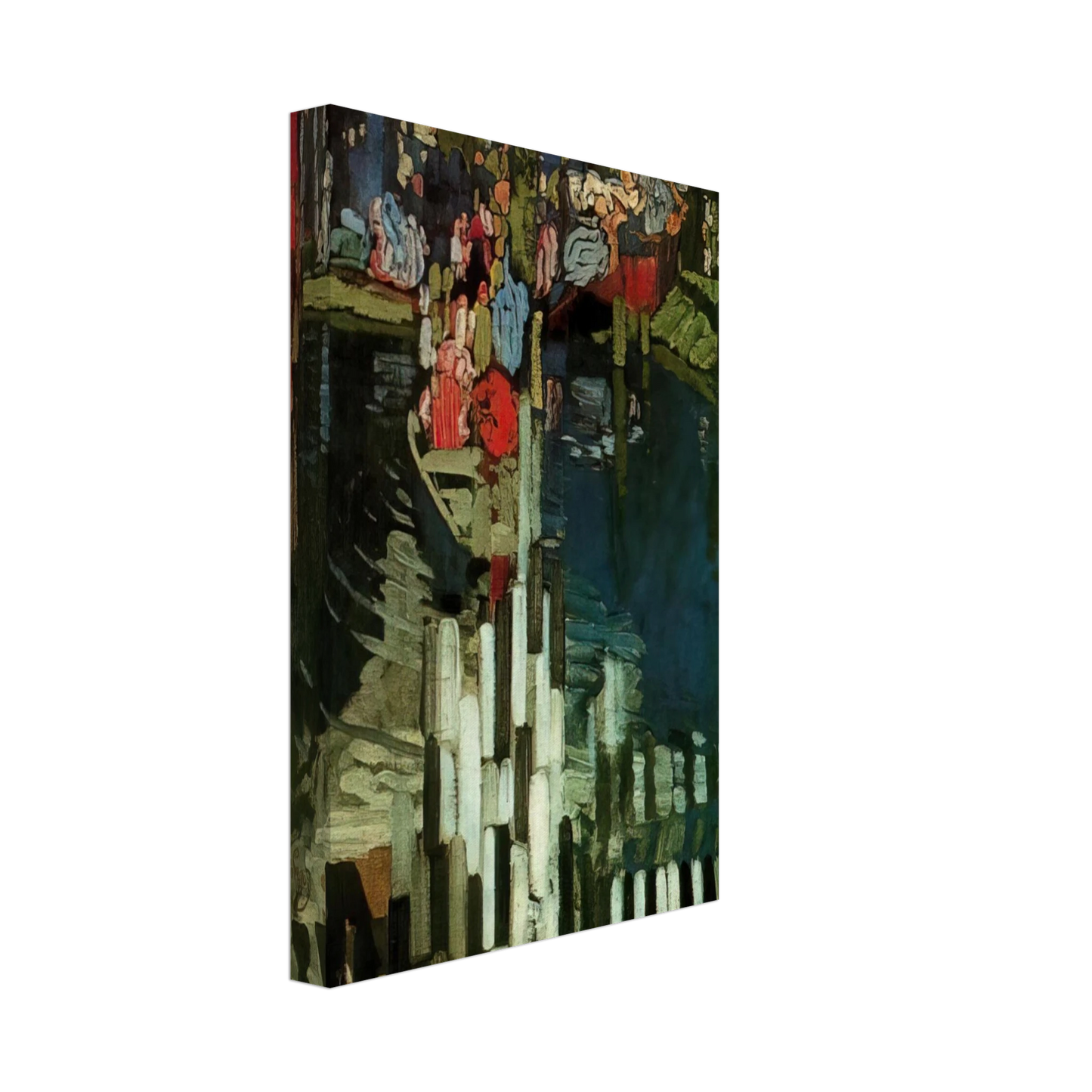 Frantisek Kupka - Piano Keys Lake Canvas - 40x60 cm / 16x24 inches-canvas