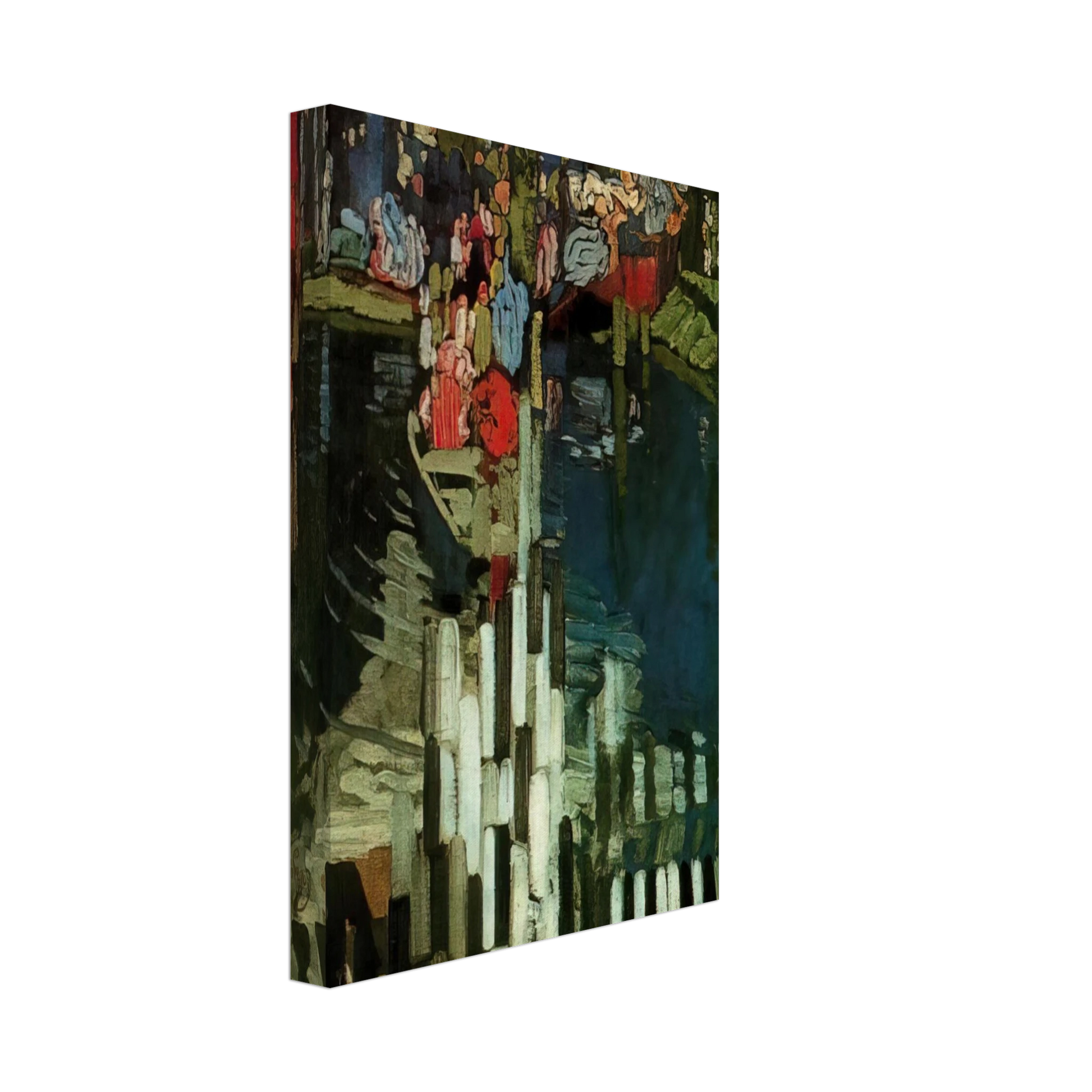 Frantisek Kupka - Piano Keys Lake Canvas - 40x60 cm / 16x24 inches-canvas