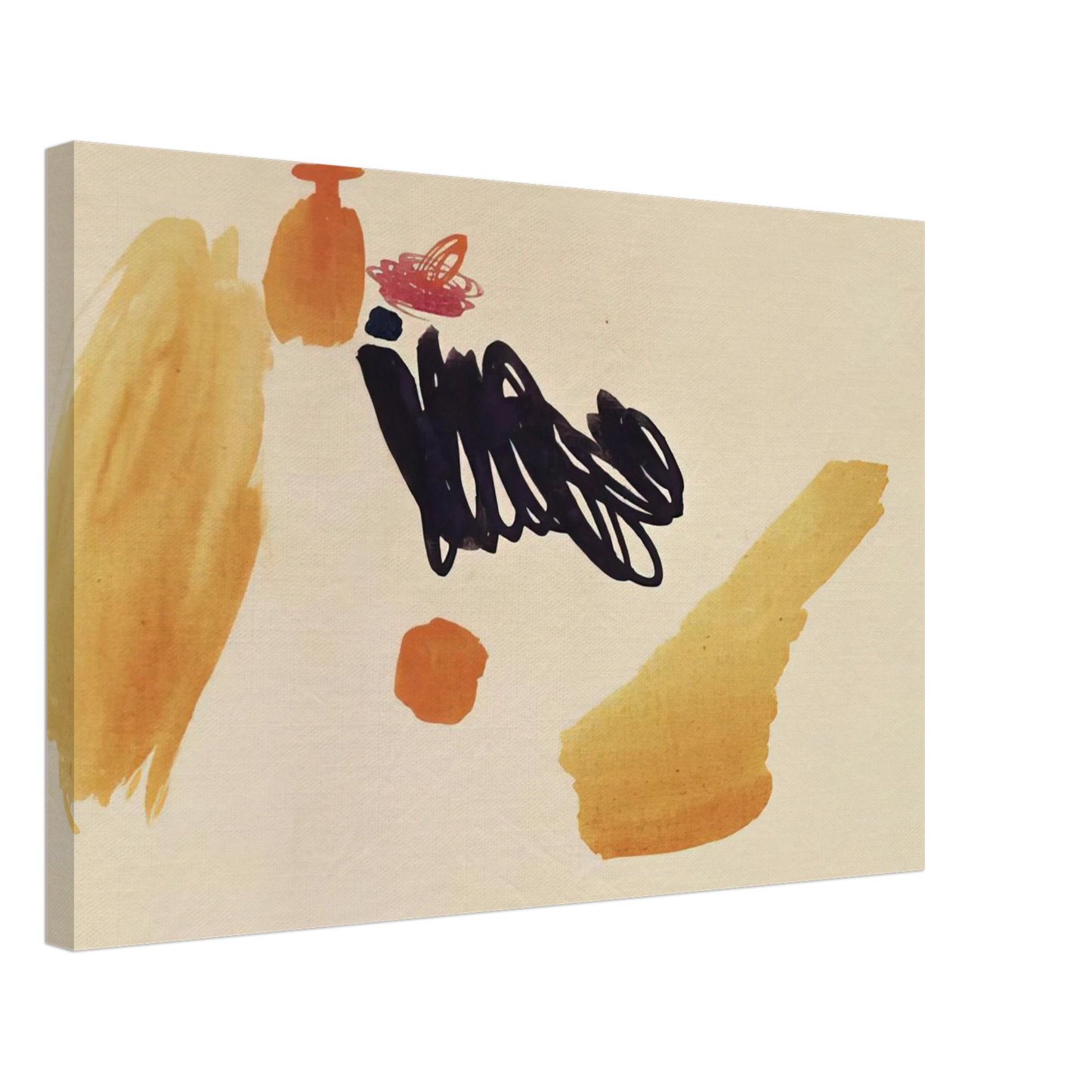 Julius Bissier - 18.9.56 - 1956 Canvas - 40x60 cm / 16x24 inches-canvas