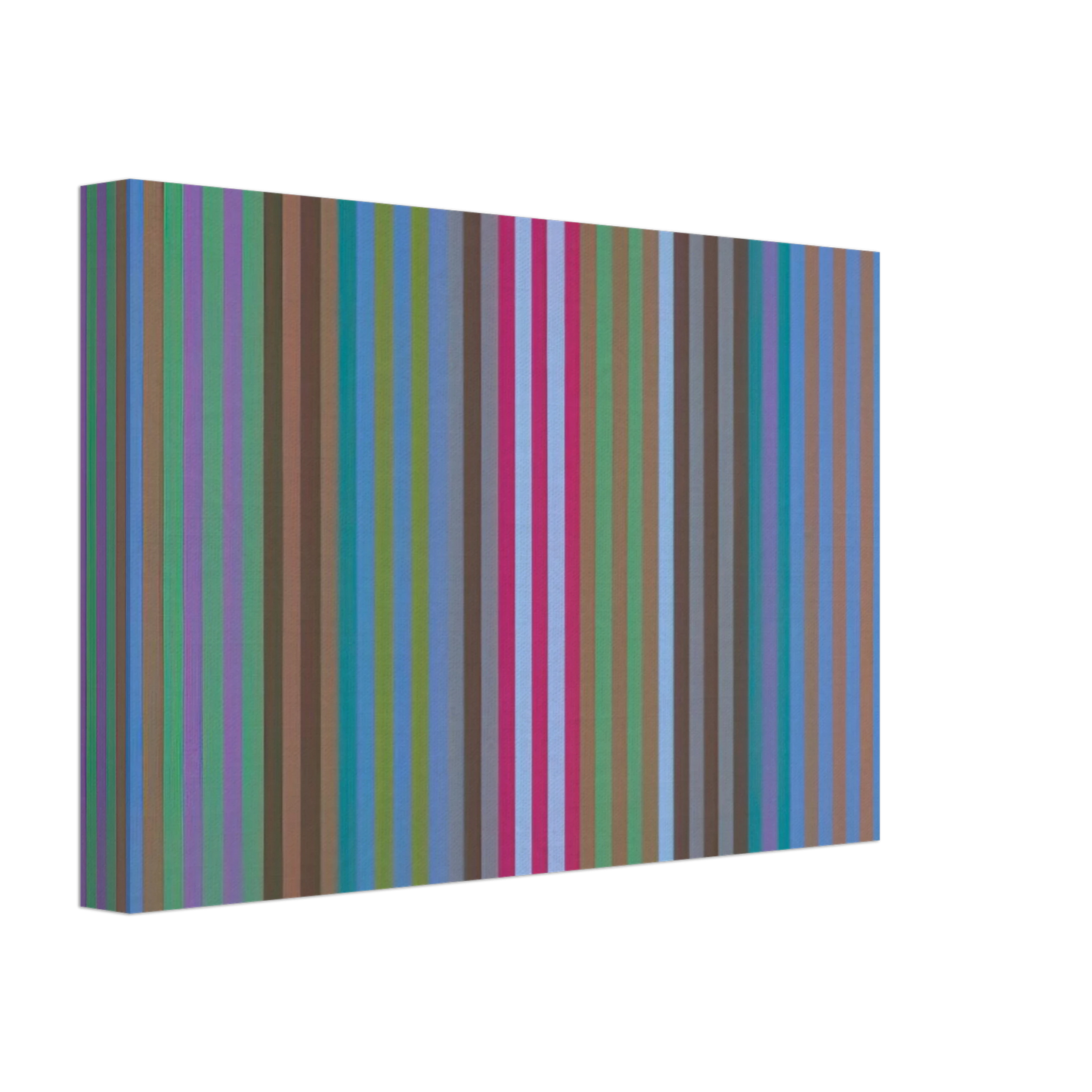 Gene Davis - Bulletproof - 1969 Canvas - 40x60 cm / 16x24 inches-canvas