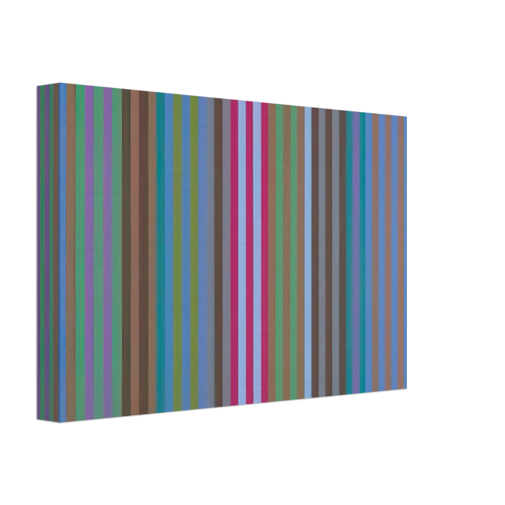 Gene Davis - Bulletproof - 1969 Canvas - 40x60 cm / 16x24 inches-canvas