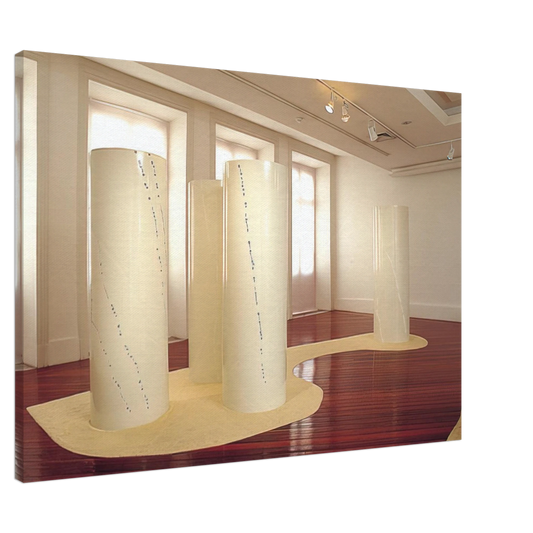 Lygia Pape - Cylinders - 2001 Canvas - 20x30 cm / 8x12 inches-canvas